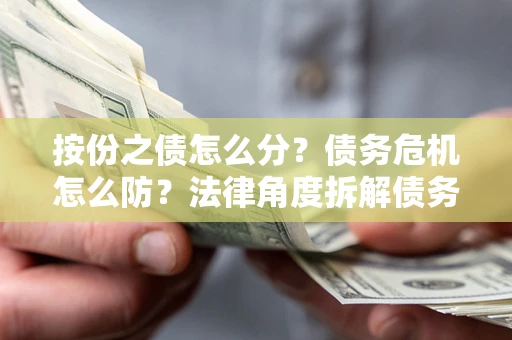 武汉按份之债怎么分？债务危机怎么防？法律角度拆解债务分配与风险自保指南