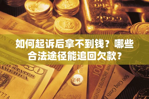 武汉如何起诉后拿不到钱？哪些合法途径能追回欠款？