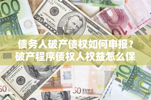 武汉债务人破产债权如何申报？破产程序债权人权益怎么保障？