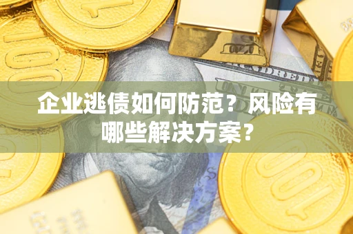 武汉企业逃债如何防范？风险有哪些解决方案？