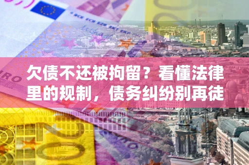 武汉欠债不还被拘留？看懂法律里的规制，债务纠纷别再徒劳奔波
