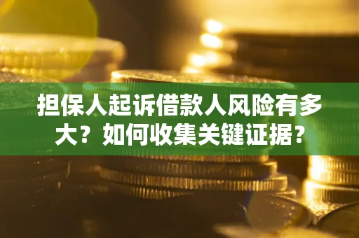 武汉担保人起诉借款人风险有多大？如何收集关键证据？
