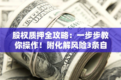 武汉股权质押全攻略：一步步教你操作！附化解风险3条自救法则