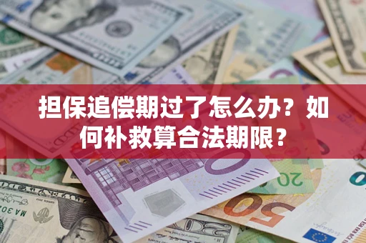 武汉担保追偿期过了怎么办？如何补救算合法期限？