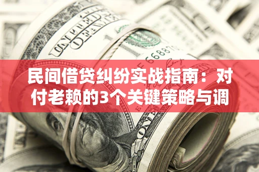 武汉民间借贷纠纷实战指南：对付老赖的3个关键策略与调解盲区解析
