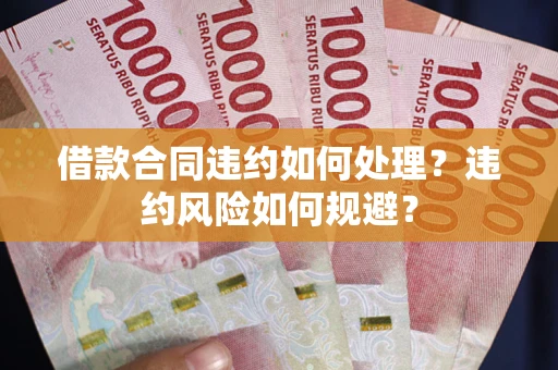 武汉借款合同违约如何处理？违约风险如何规避？