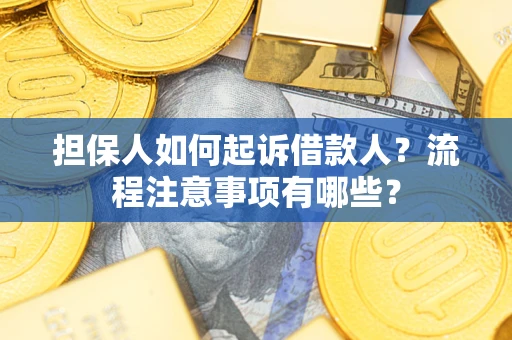 武汉担保人如何起诉借款人？流程注意事项有哪些？